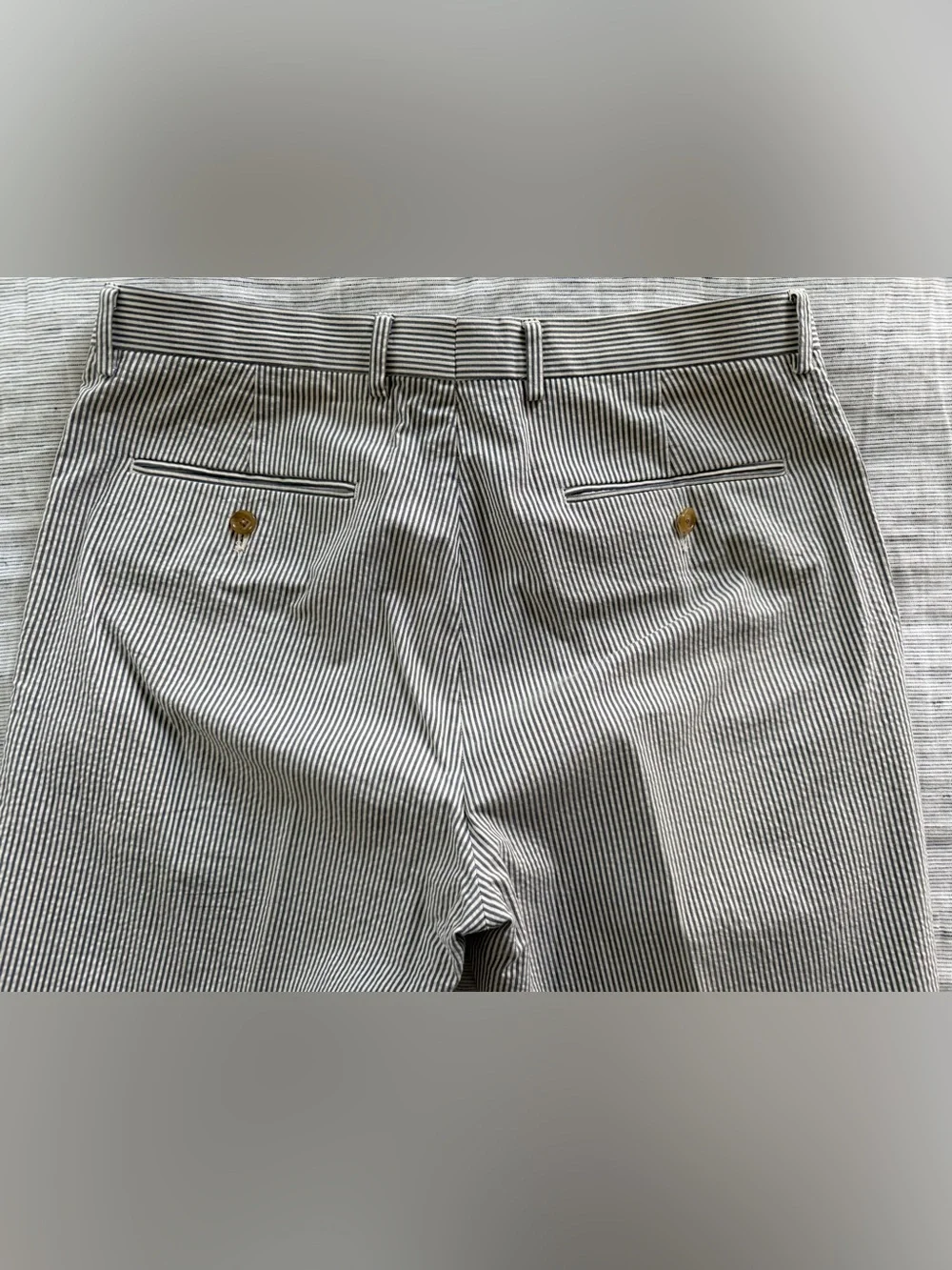 J.Crew Ludlow Seersucker Vest and Trouser - Blue